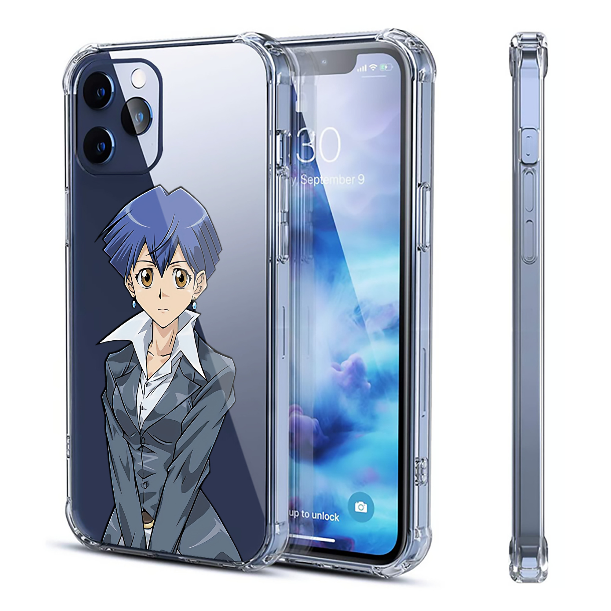 （画像用） 遊☆戯☆王 Yu-Gi-Oh! 【iPhone 12シリーズ対応】透明スマホケース（クリアソフトケース）